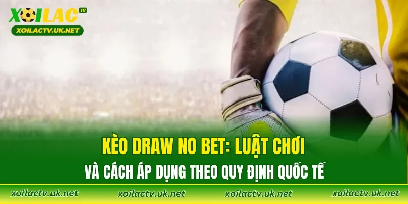Kèo Draw No Bet: luật chơi và cách áp dụng theo quy định quốc tế