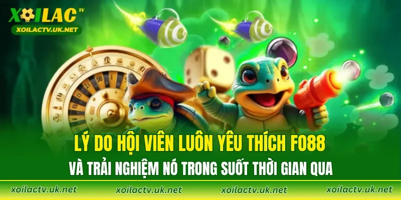 Lý do hội viên luôn yêu thích FO88 và trải nghiệm nó trong suốt thời gian qua
