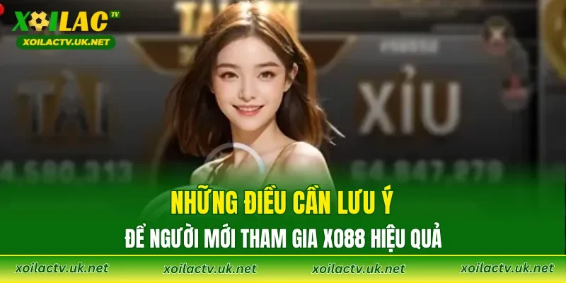 Những điều cần lưu ý để người mới tham gia XO88 hiệu quả